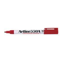 Artline Marker Whiteboard 550A Bullet Red - Sold Each (12 per box)